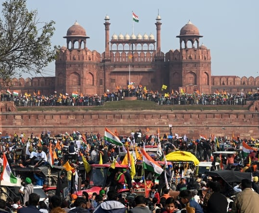 Crowds Of Indian Farmers Gather For Days To Protest New Agriculture Laws Crowds Of Indian Farmers Gather For Days To Protest New Agriculture Laws
