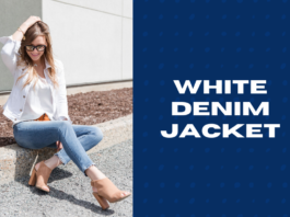 Wearing a womens white denim jacket just right