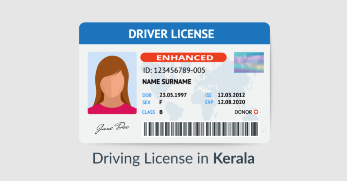 driving license in kerala