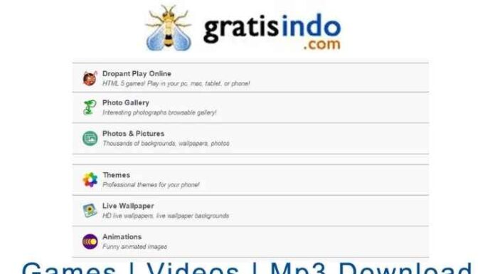 Gratisindo – Free Downloads of Music, Videos, Wallpapers, and Apps Gratisindo