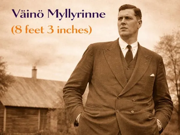 Väinö Myllyrinne (8 feet 3 inches)